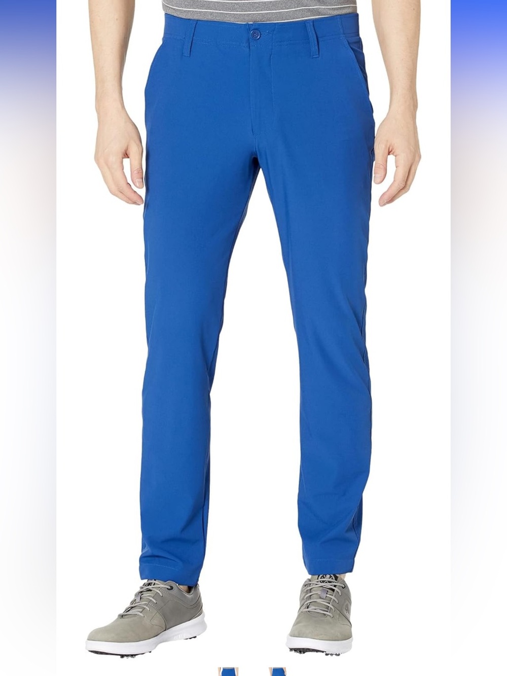 Under Armour UA GOLF Men's Blue breathable light weight Chino golf Pants 36x32